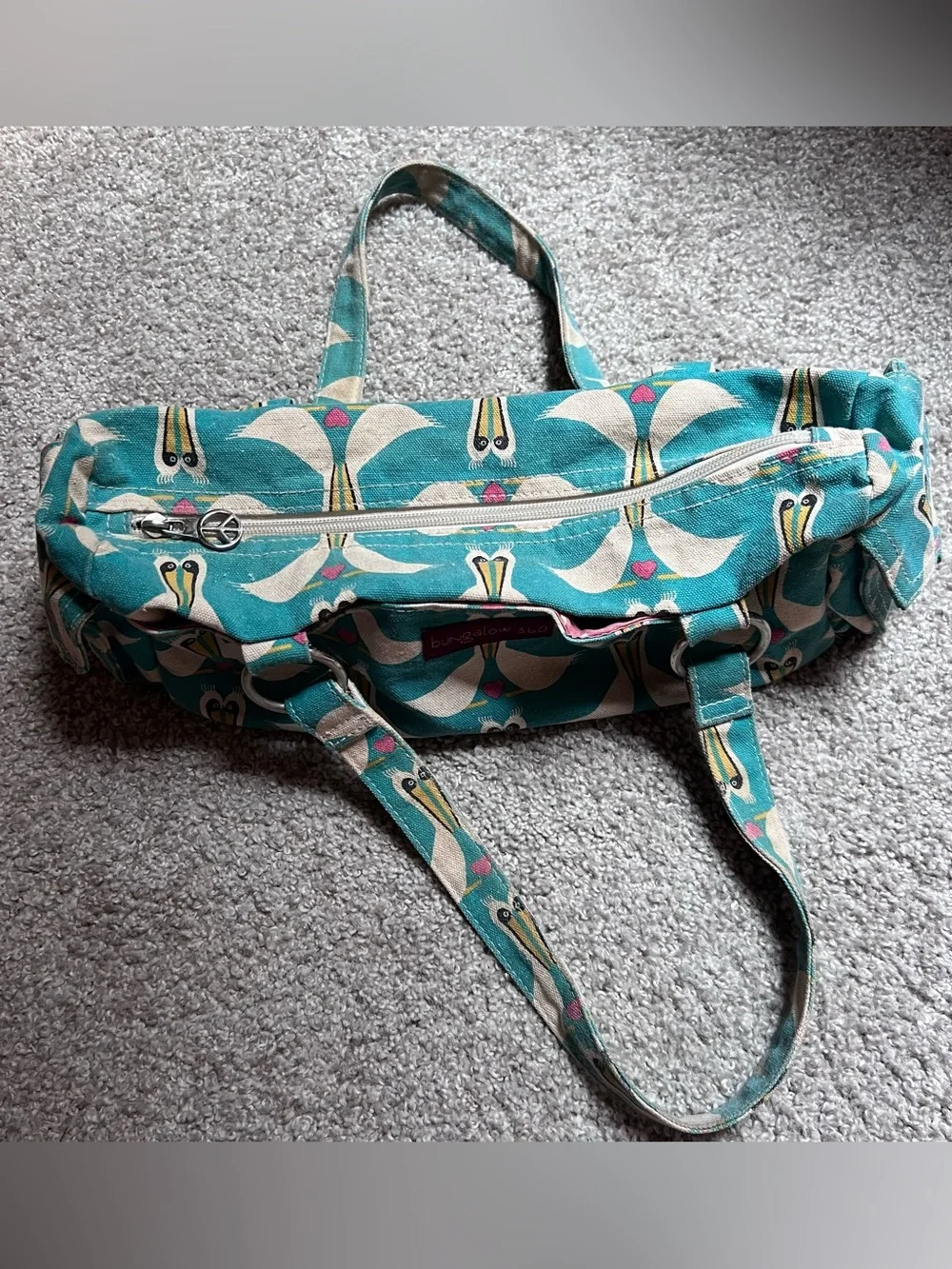 Bungalow360 Satchel Purse in Pelican Print